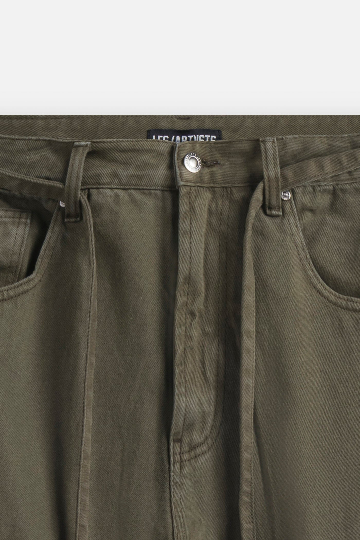 Cargo Denim Baggy Label Military