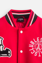 Varsity Jacket College Player Red
