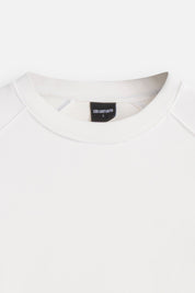 Sweatshirt Raglan Logo Essential White