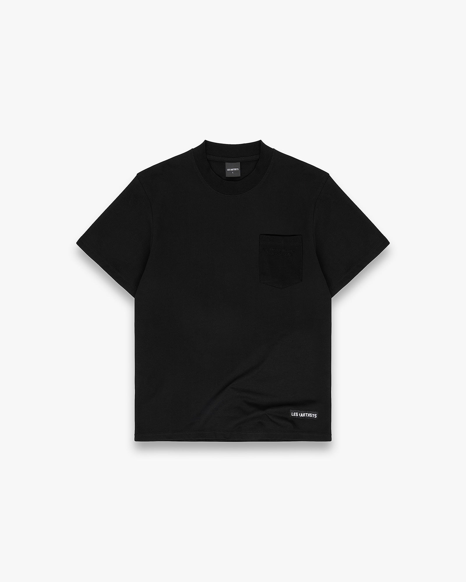 T-Shirt m/m Pocket Paris Nero