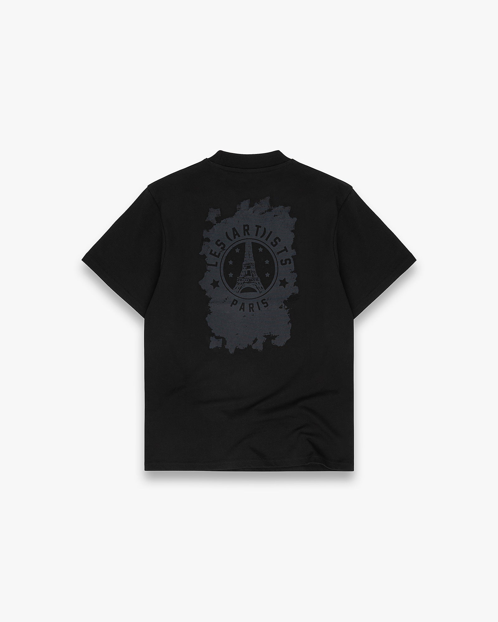 T-Shirt m/m Pocket Paris Nero