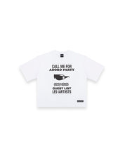 LES (ART)ISTS x ADORO – “CALL ME FOR ADORO PARTY” TEE WHITE