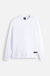 Crewneck logo essential White