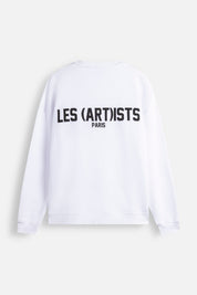 Crewneck logo essential White