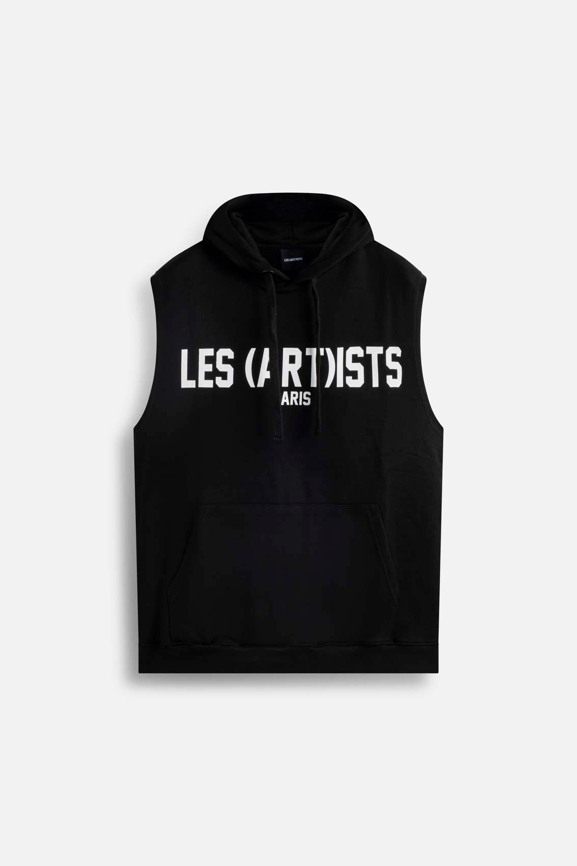 Hoodie Sleeveless Logo Essential Brick Black