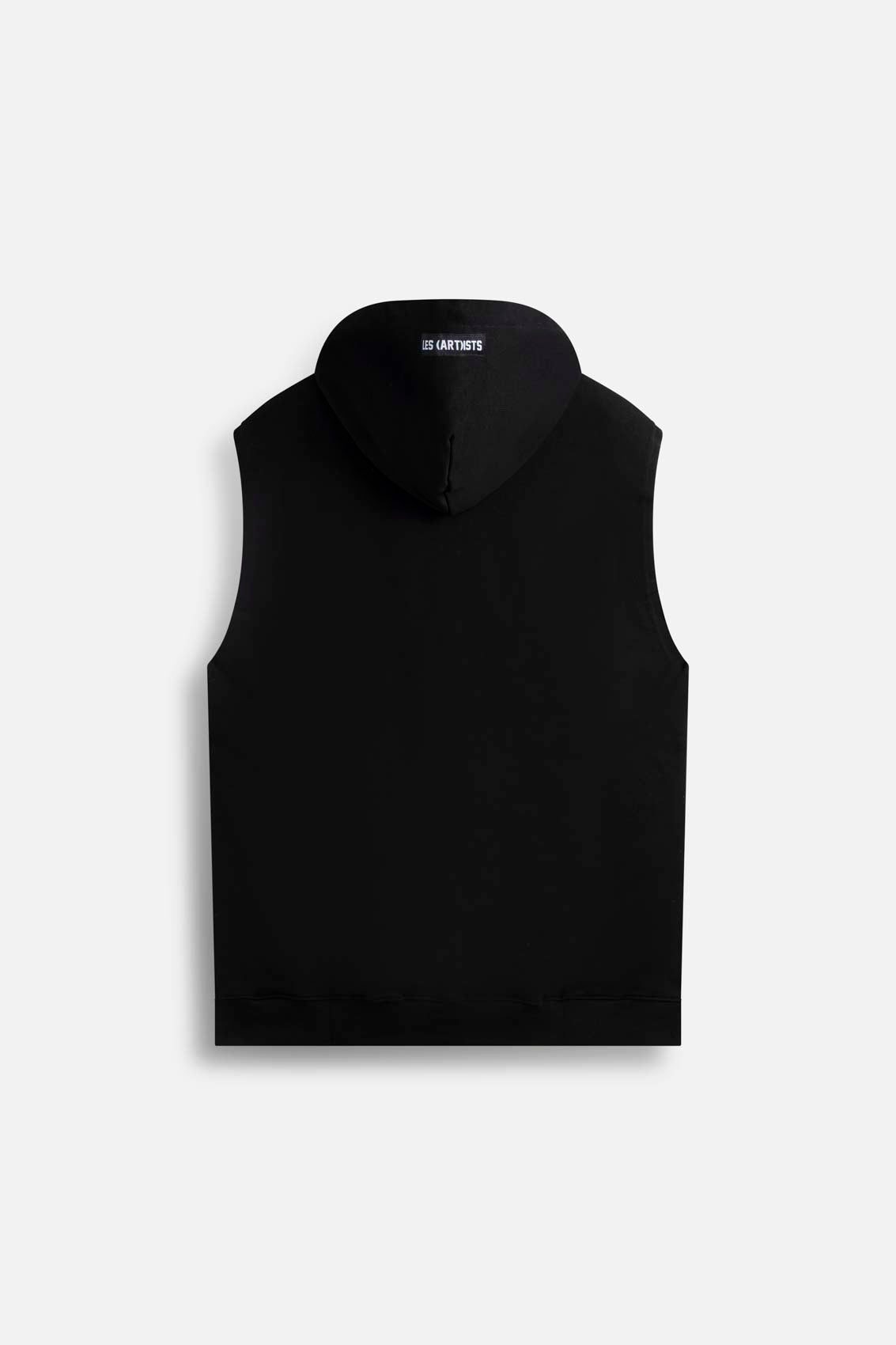 Hoodie Sleeveless Logo Essential Brick Black