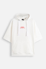 Shortsleeve Relaxed Hoodie Club de LA Sand