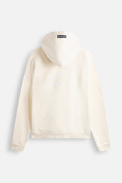 Hoodie Full Zip Club Paris – Aged Garment Dye Milk