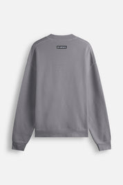 Crewneck Club Paris – Aged Garment Dye Ultimate Grey