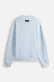 Crewneck Club Paris – Aged Garment Dye Airy Blue