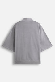 Sweatshirt Polo – Aged Garment Dye Ultimate Grey