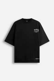 Short-Sleeve Sweatshirt Patch Paris Black