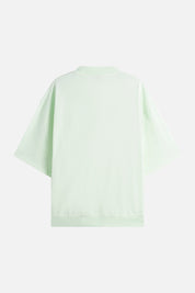 Short-Sleeve Sweatshirt Club Paris – Aged Garment Dye Light Mint