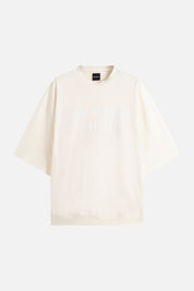 Short-Sleeve Sweatshirt Club Paris – Aged Garment Dye Milk