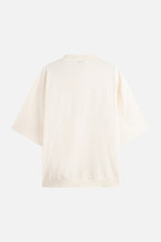 Short-Sleeve Sweatshirt Club Paris – Aged Garment Dye Milk