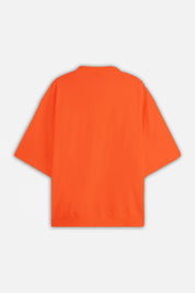 Short-Sleeve Sweatshirt Club Paris – Aged Garment Dye Orange Dust