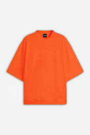 Short-Sleeve Sweatshirt Club Paris – Aged Garment Dye Orange Dust