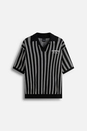 Striped Knit Polo Les (Art)ists