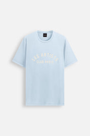 T-shirt Club Paris – Aged Garment Dye Airy Blue