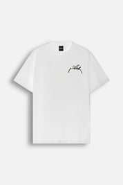 T-shirt Embroidery A White