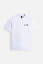 T-Shirt Paris Embroidery White