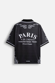 Football-Inspired Paris Shirt Black