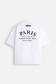 Short-Sleeve Shirt Paris White