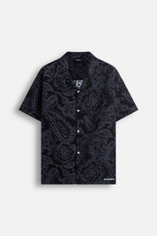 Shirt Poplin All Over Black