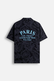 Shirt Poplin All Over Black