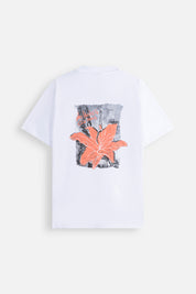 T-shirt Flowers White