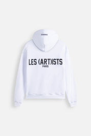 Hoodie logo essential White