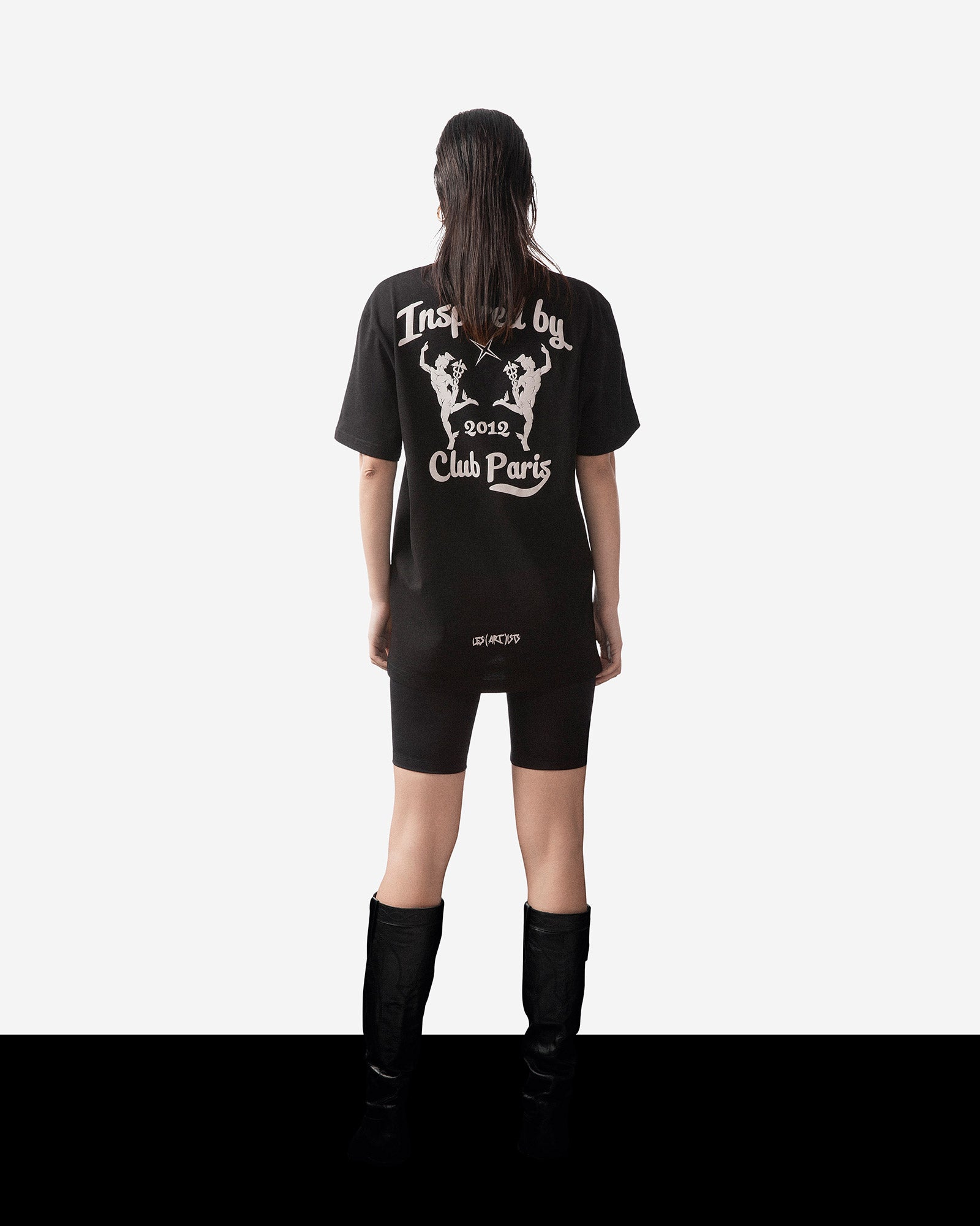 T-shirt m/m Club Paris Black