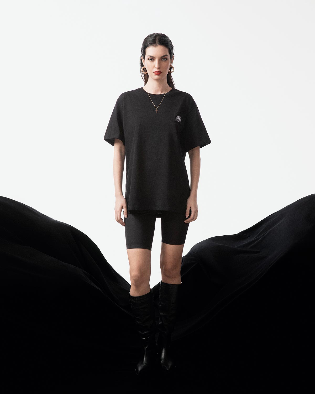 T-Shirt m/m Patch Black