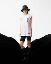 Sleeveless Tee Paris Victory White
