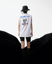 Sleeveless Tee Paris Victory White