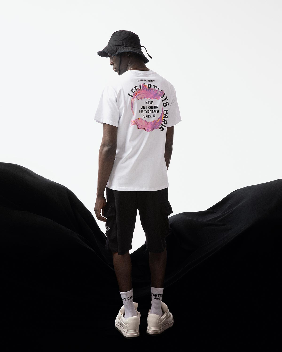 T-Shirt M/M Hypnotic Future Bianco