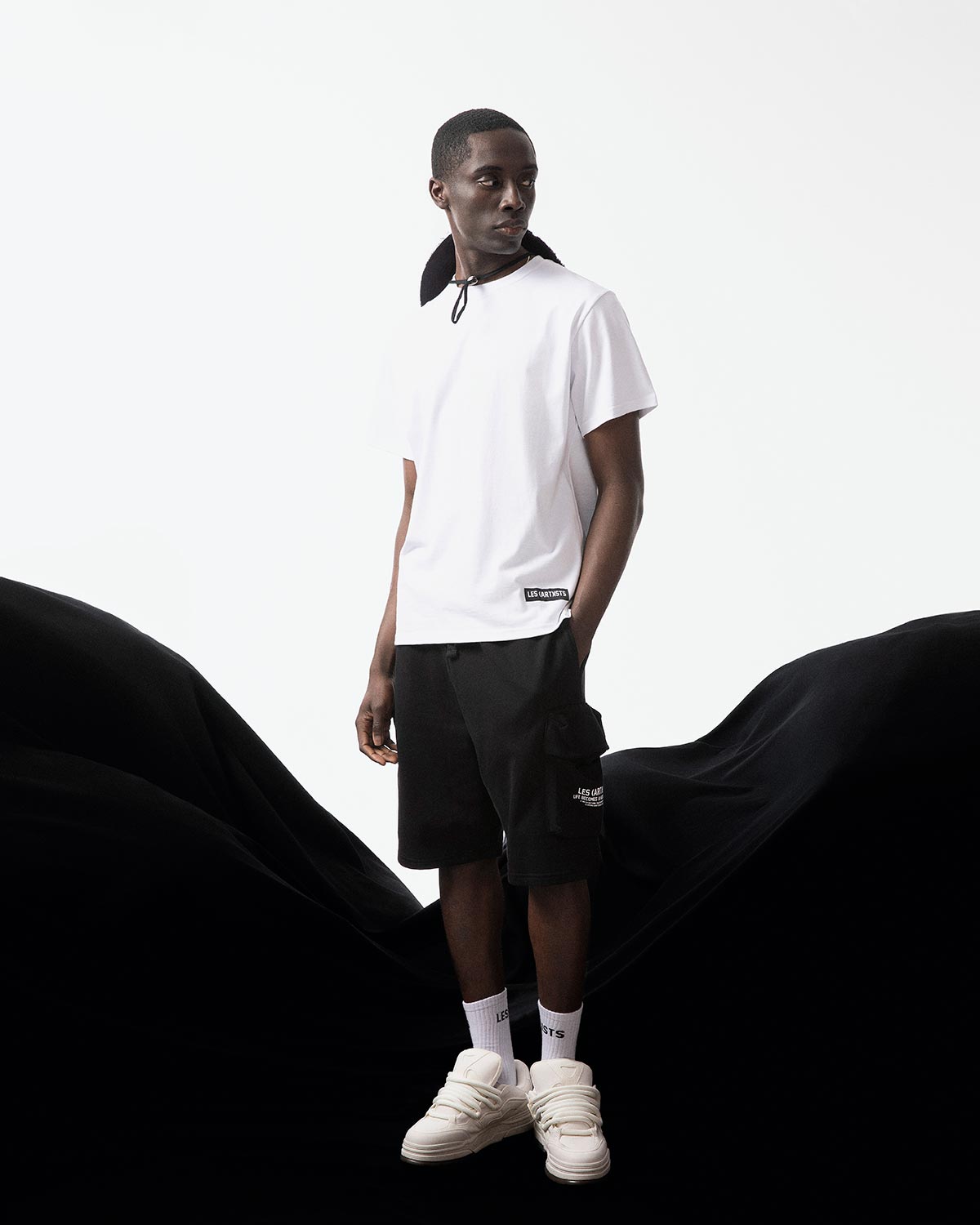 Cargo sweatshort Essential Black