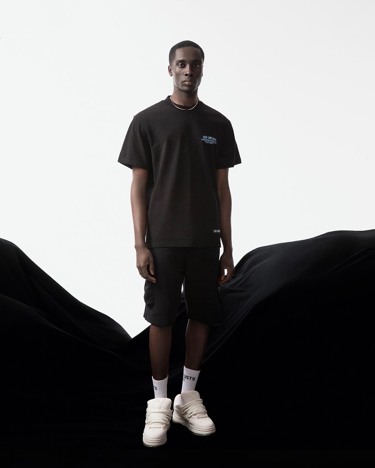 T-Shirt M/M World Be Gone Nero