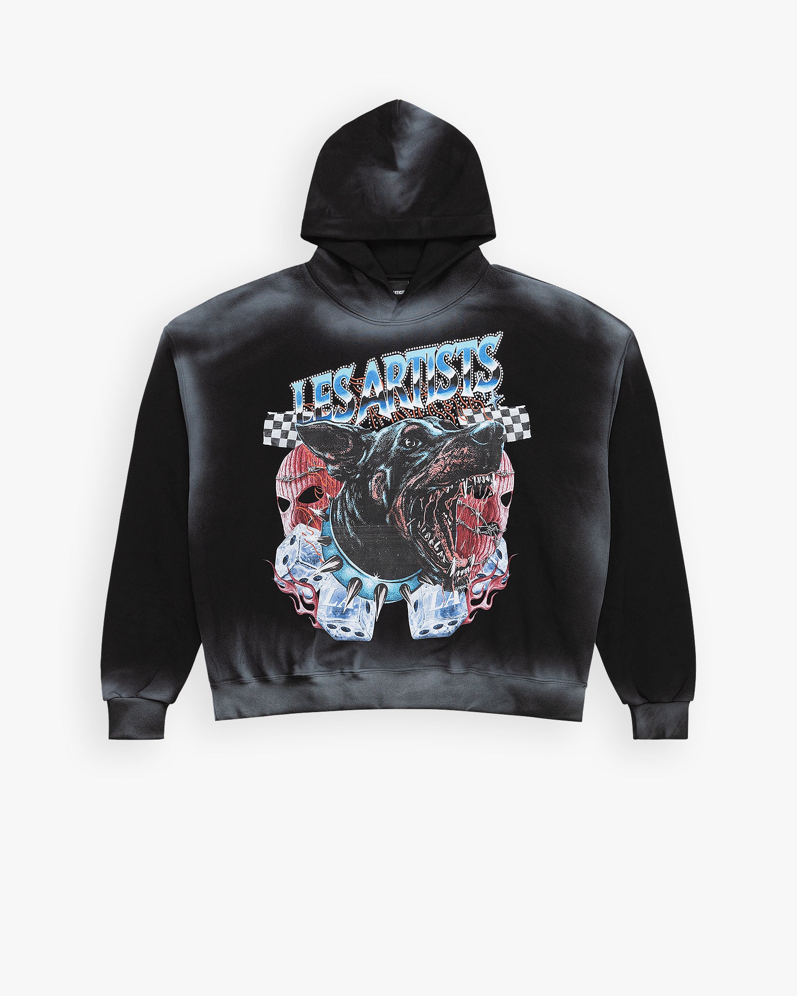 Hoodie Crop “Les Artists Doberman”