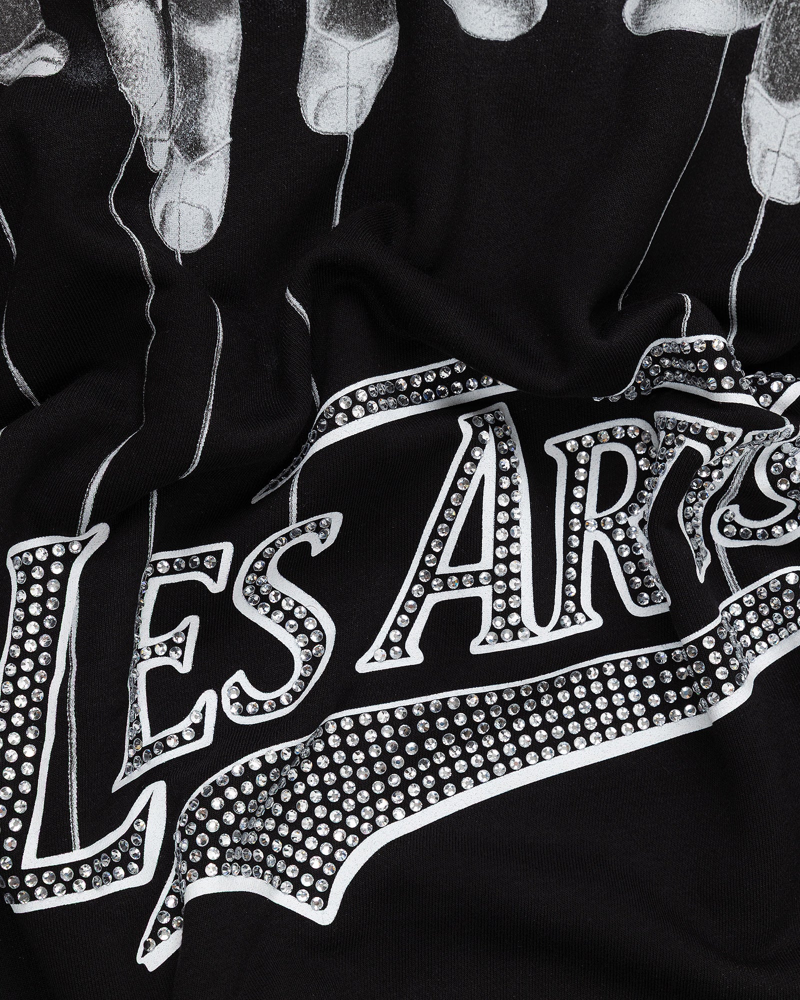 Hoodie Crop “Les Artists Hands”