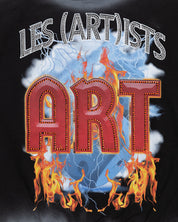 Hoodie Crop “Les Artists Art Flame”