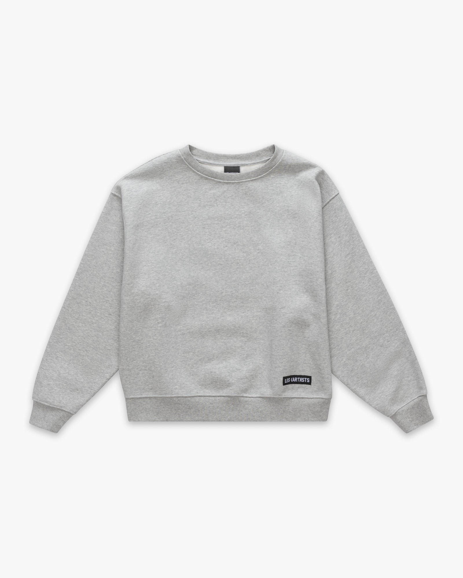 Crewneck Box Fit Label Grey