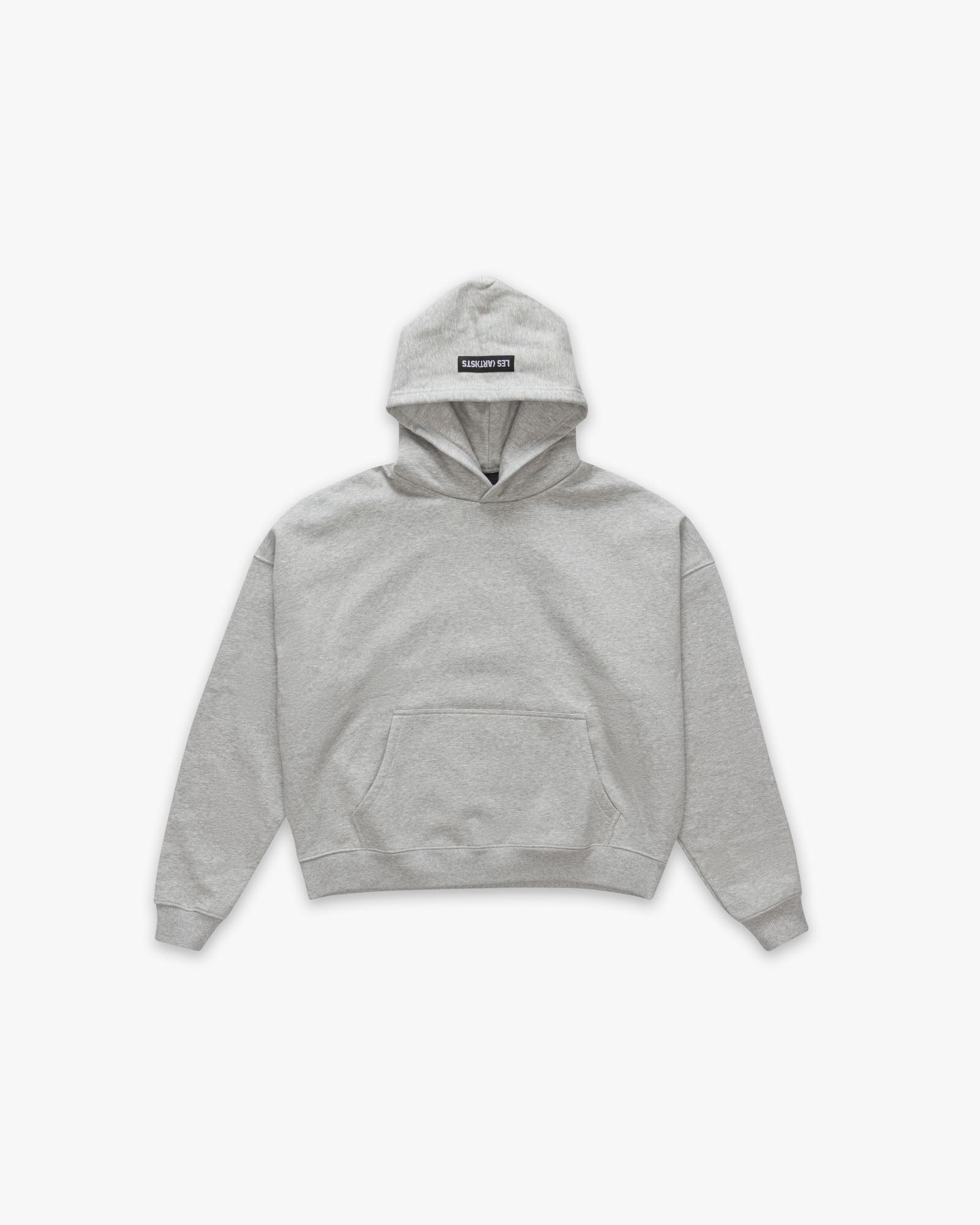 Hoodie Box Fit Label Grey