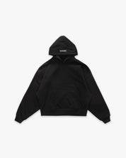Hoodie Box Fit Label Black