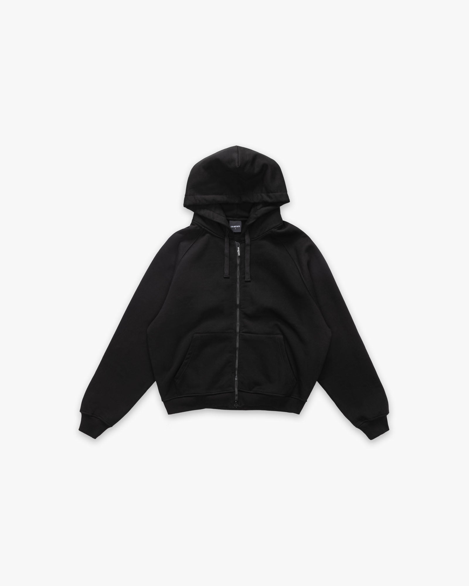 Hoodie Box Fit Label Black