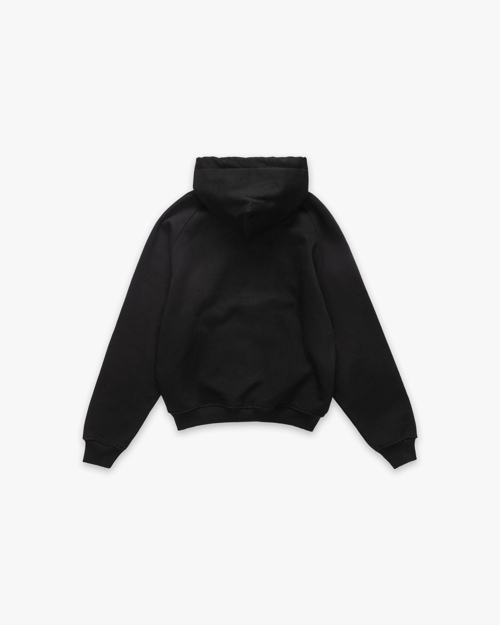 Hoodie Box Fit Label Black