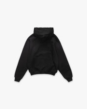 Hoodie Box Fit Label Black
