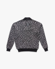 Jacquard Cardigan Label Monogram Leopard