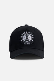 Baseball hat logo Paris Black