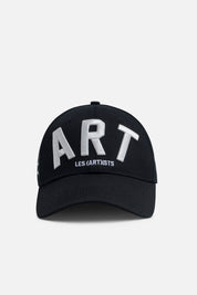 Dad Hat Baseball Logo Art Black